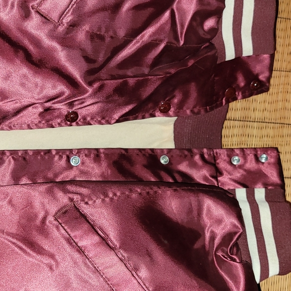 Vintage. Made in USA. Bowling-style nylon & polyester jacket. Size XL. - Picture 5 of 7